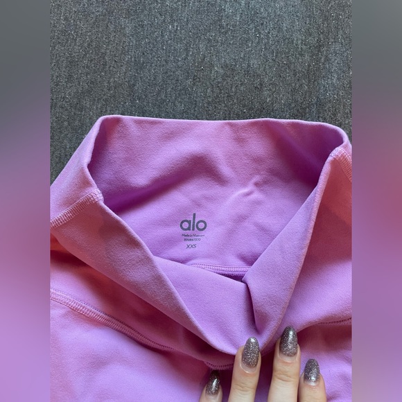 High-Waist Airbrush Legging - Pink Lavender - Picture 4 of 7